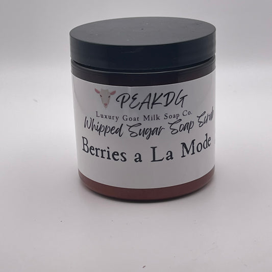 Whipped Soap Sugar Scrub Berries a la Mode