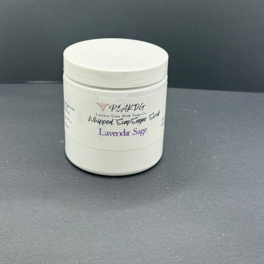 Lavendar Sage Whipped Soap Sugar Scrub