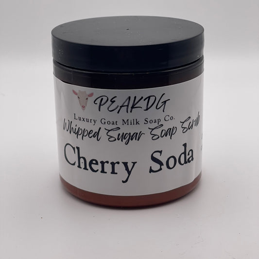 Whipped Soap Sugar  Scrub  Cherry Soda